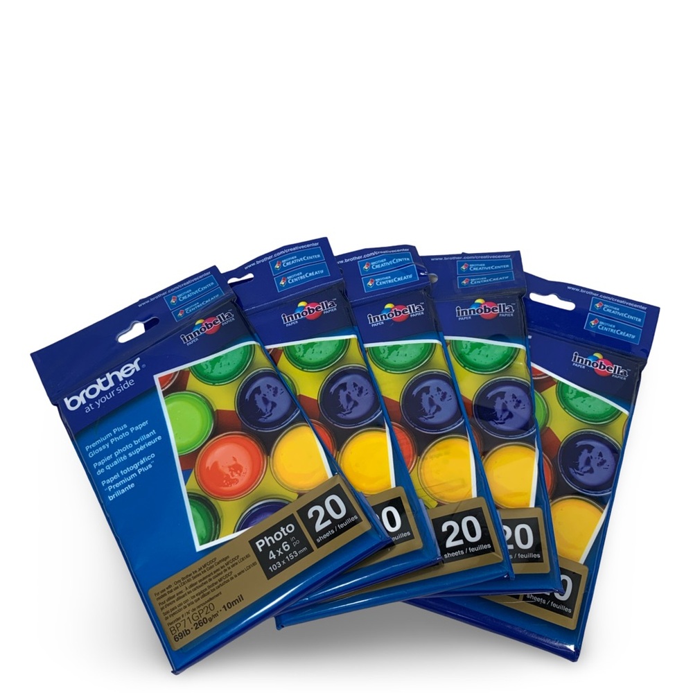 Brother Premium Plus Glossy Photo Paper - Multicolor Pack